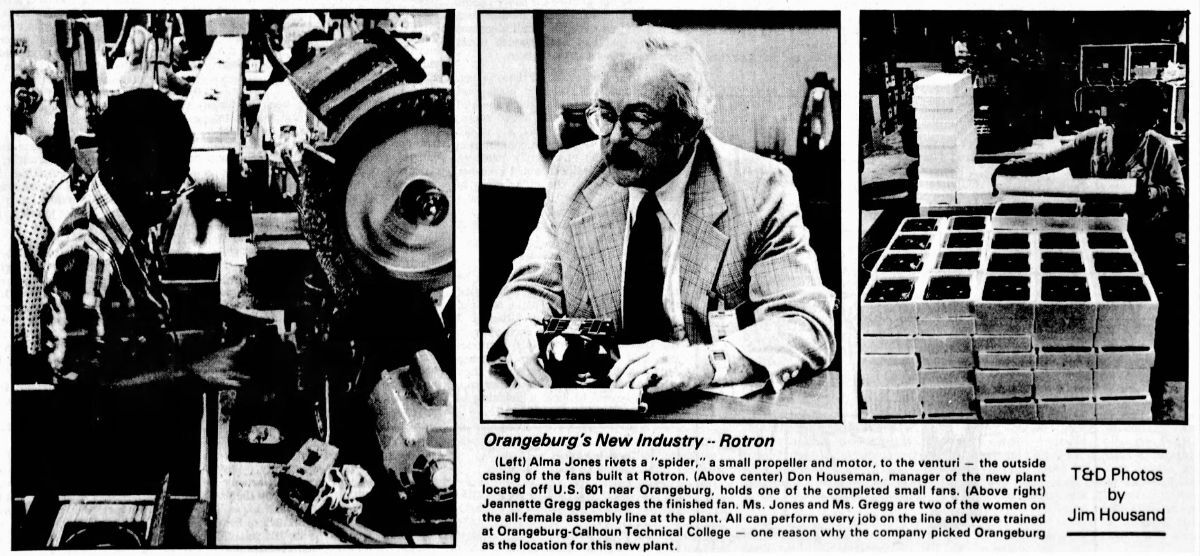 Rotron Manufacturing Company, Incorporated, Woodstock, New York 1949 to