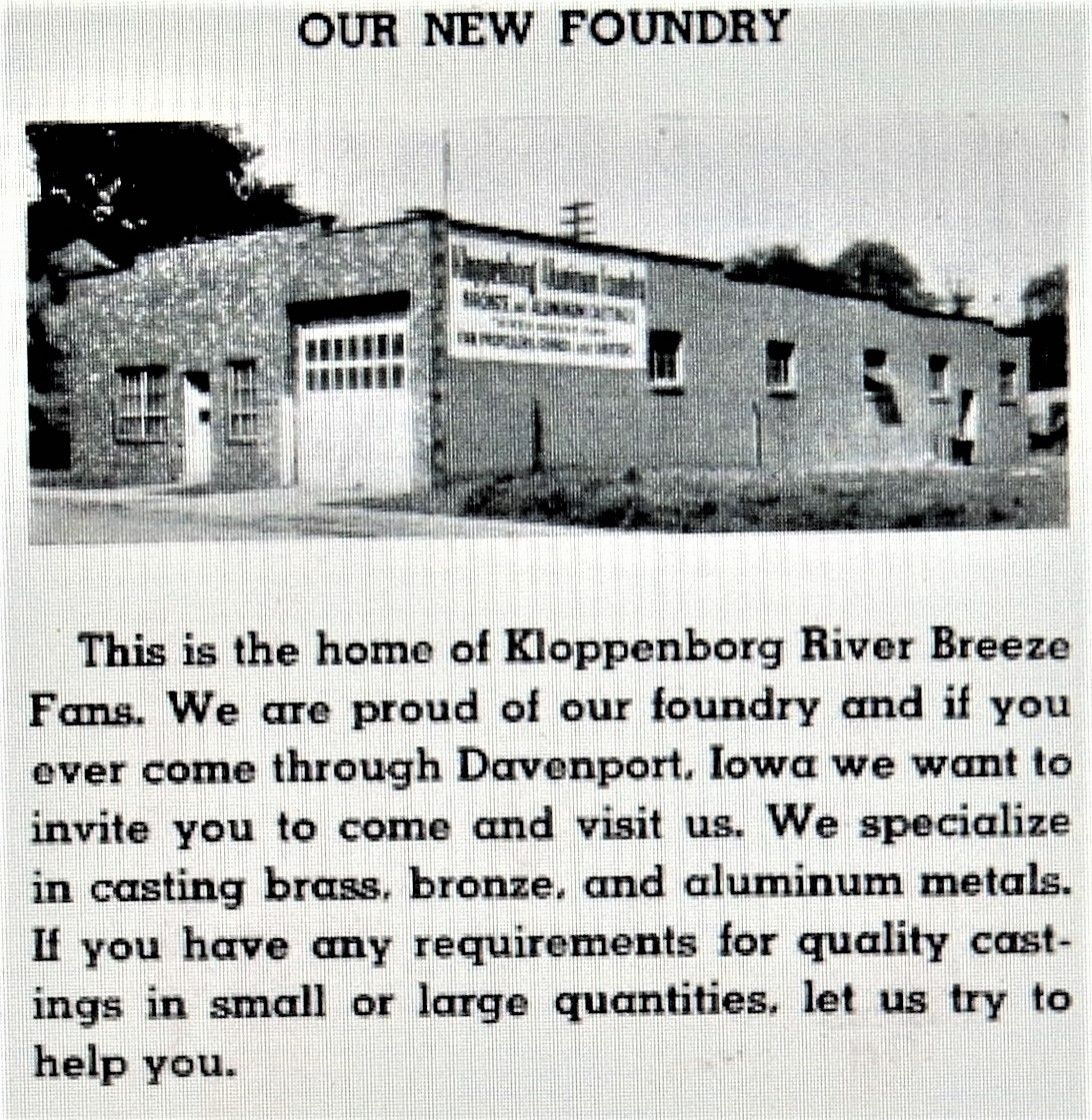 Foundry & Fan Company/River Breeze Fans Pre1950 (Antique