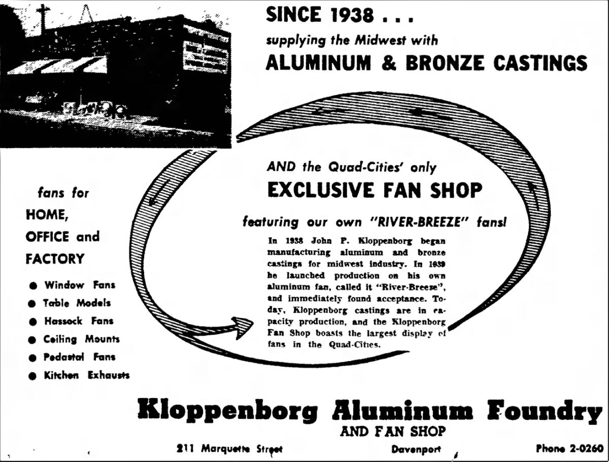 Foundry & Fan Company/River Breeze Fans Pre1950 (Antique