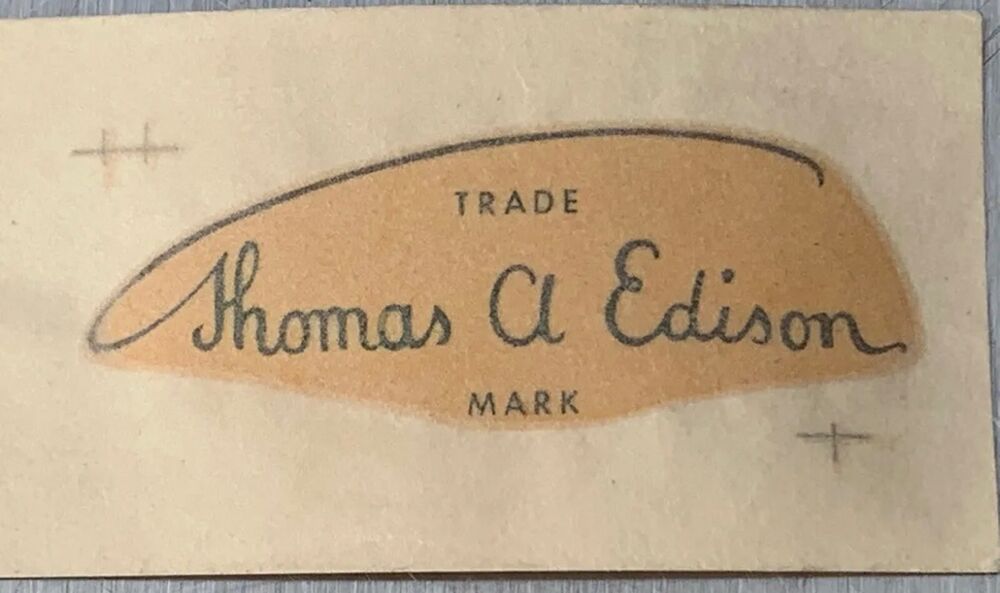 Edison Battery Fan Decal Pre1950 (Antique) AFCA Community
